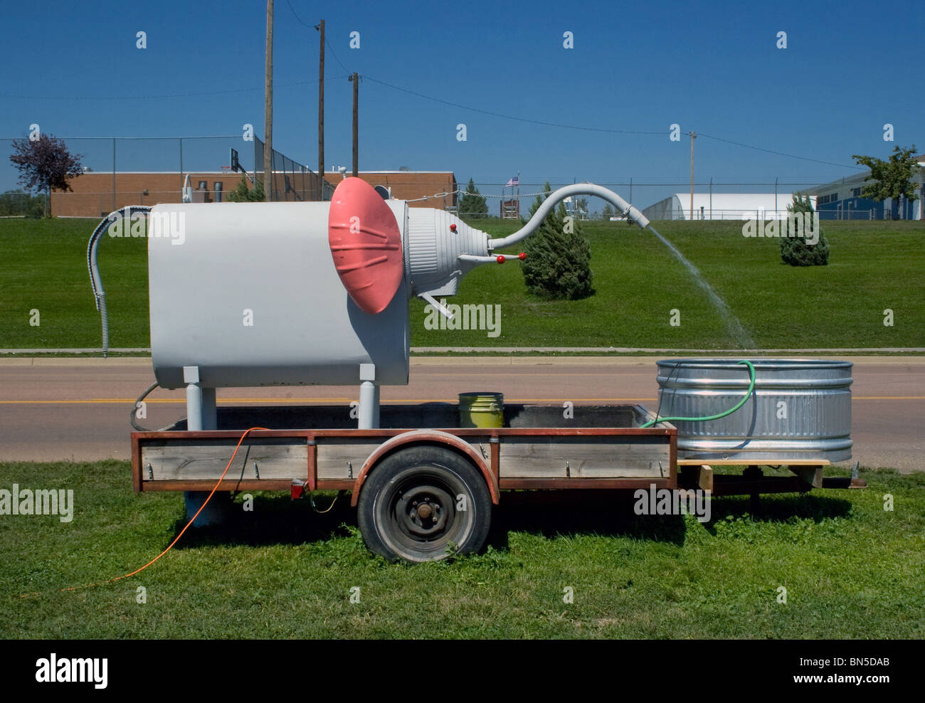 Elephant water tank in Murdo, South Dakota. Stock Photo