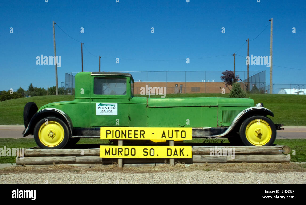 Pioneer Auto Museum car in Murdo, South Dakota Stock Photo - Alamy