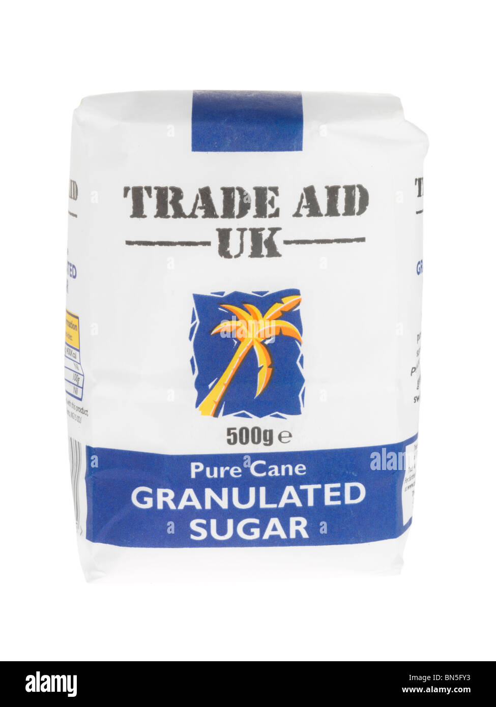 Fair Trade Granulated Sugar Stock Photo