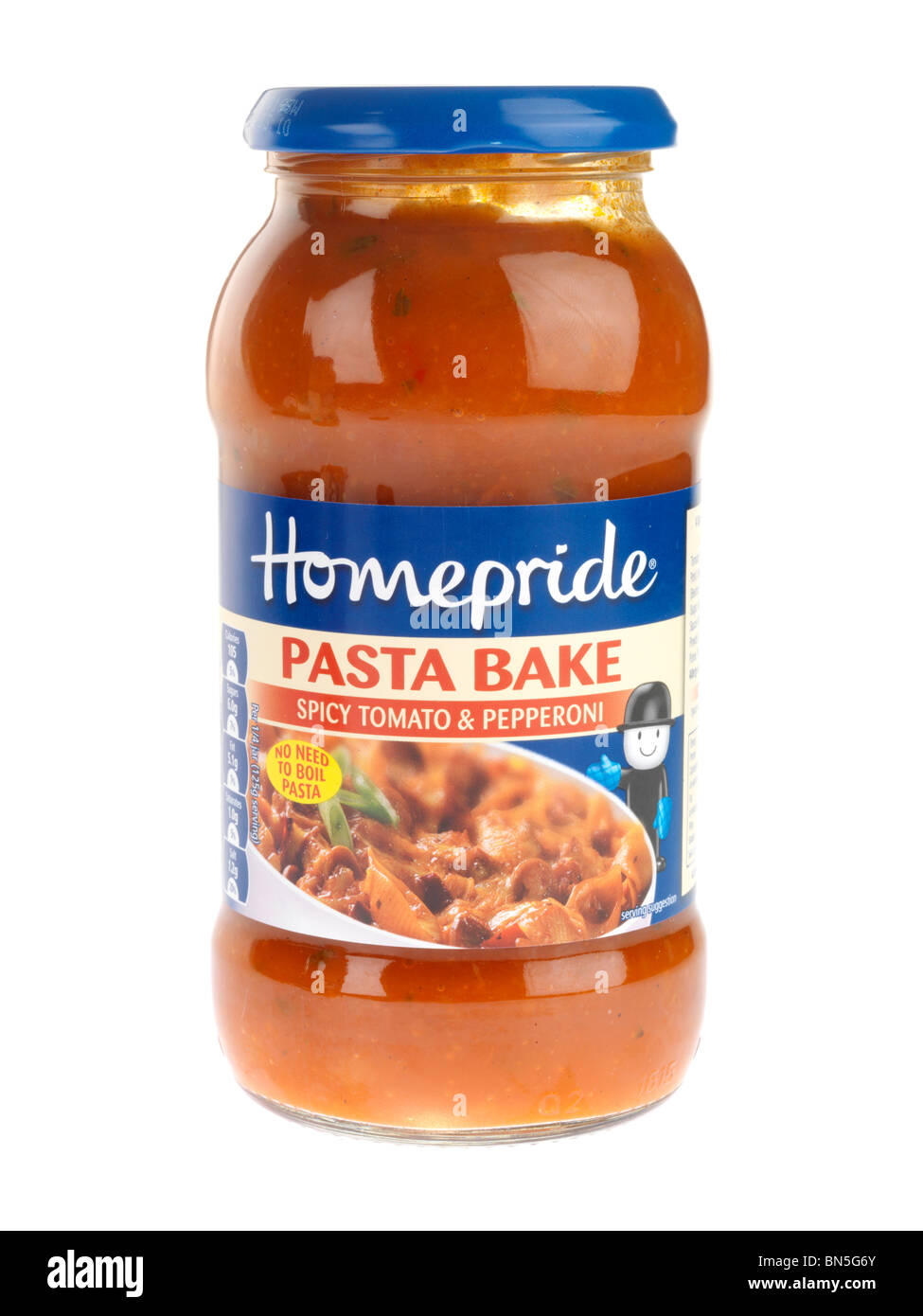 Pasta Bake Sauce Stock Photo