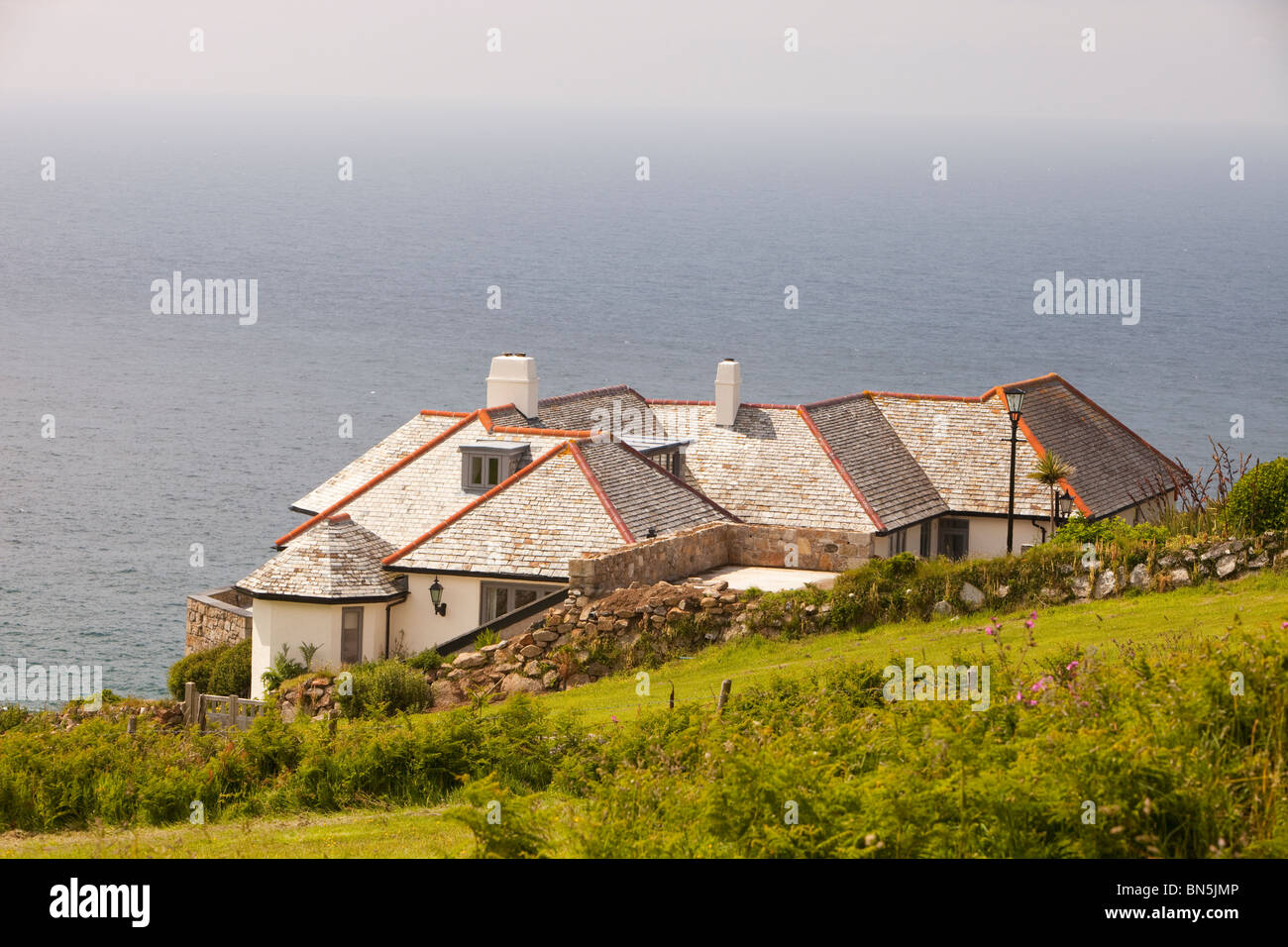 A house on the Cornish coast near Zennor, Cornwall, UK Stock Photo Alamy