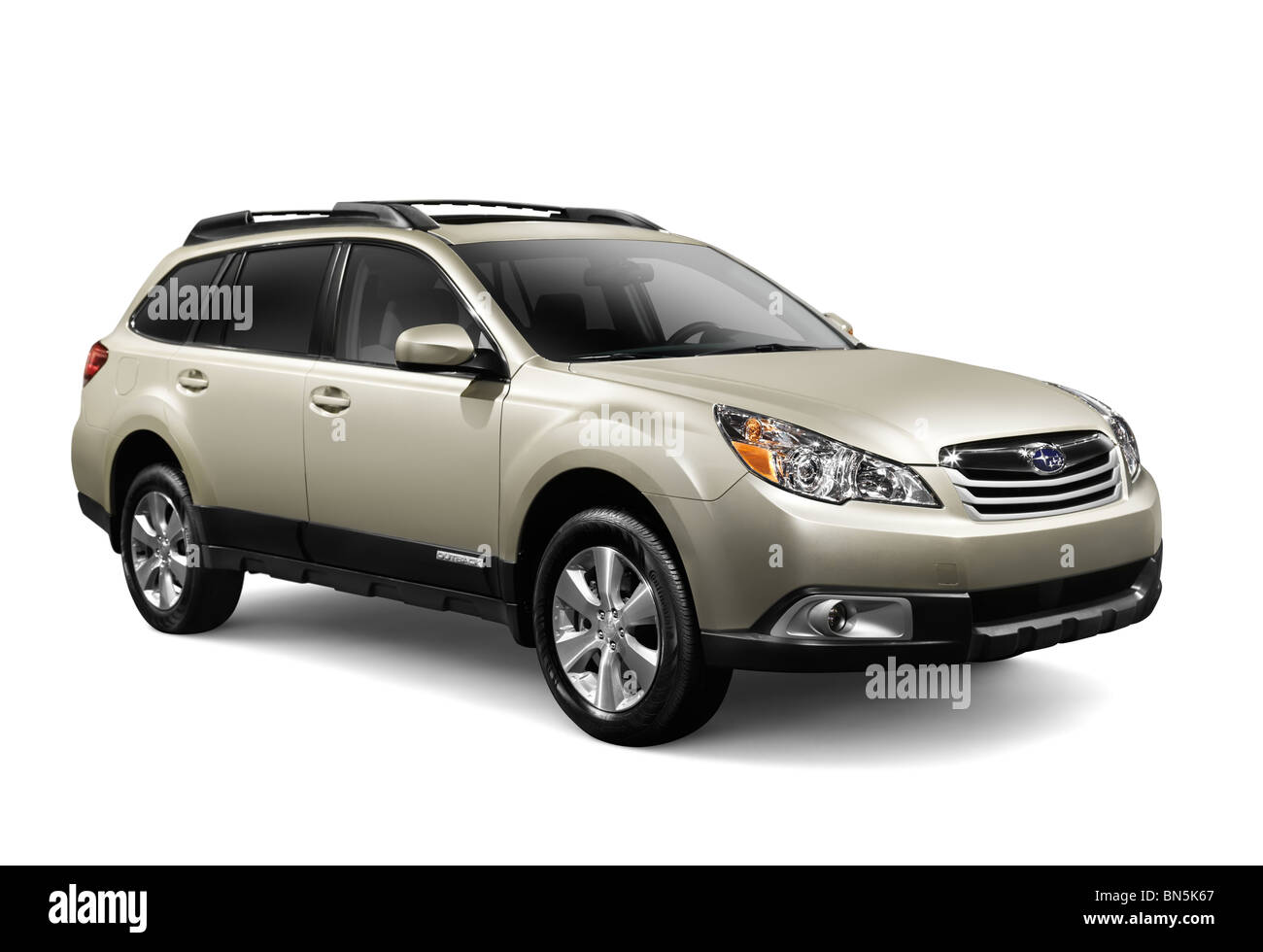 License available at MaximImages.com - Subaru Outback 2.5i sport-utility wagon car isolated on white background with clipping path Stock Photo