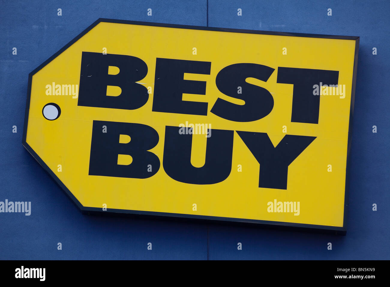 Best Buy sign, King of Prussia Mall, near Philadelphia, PA, USA Stock Photo