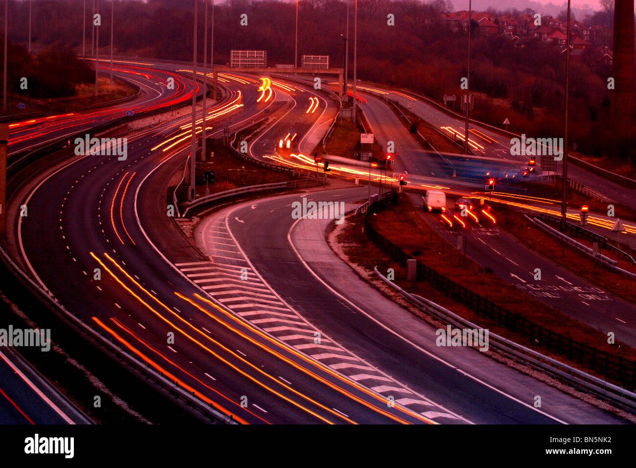 M60 motorway stockport uk hi-res stock photography and images - Alamy