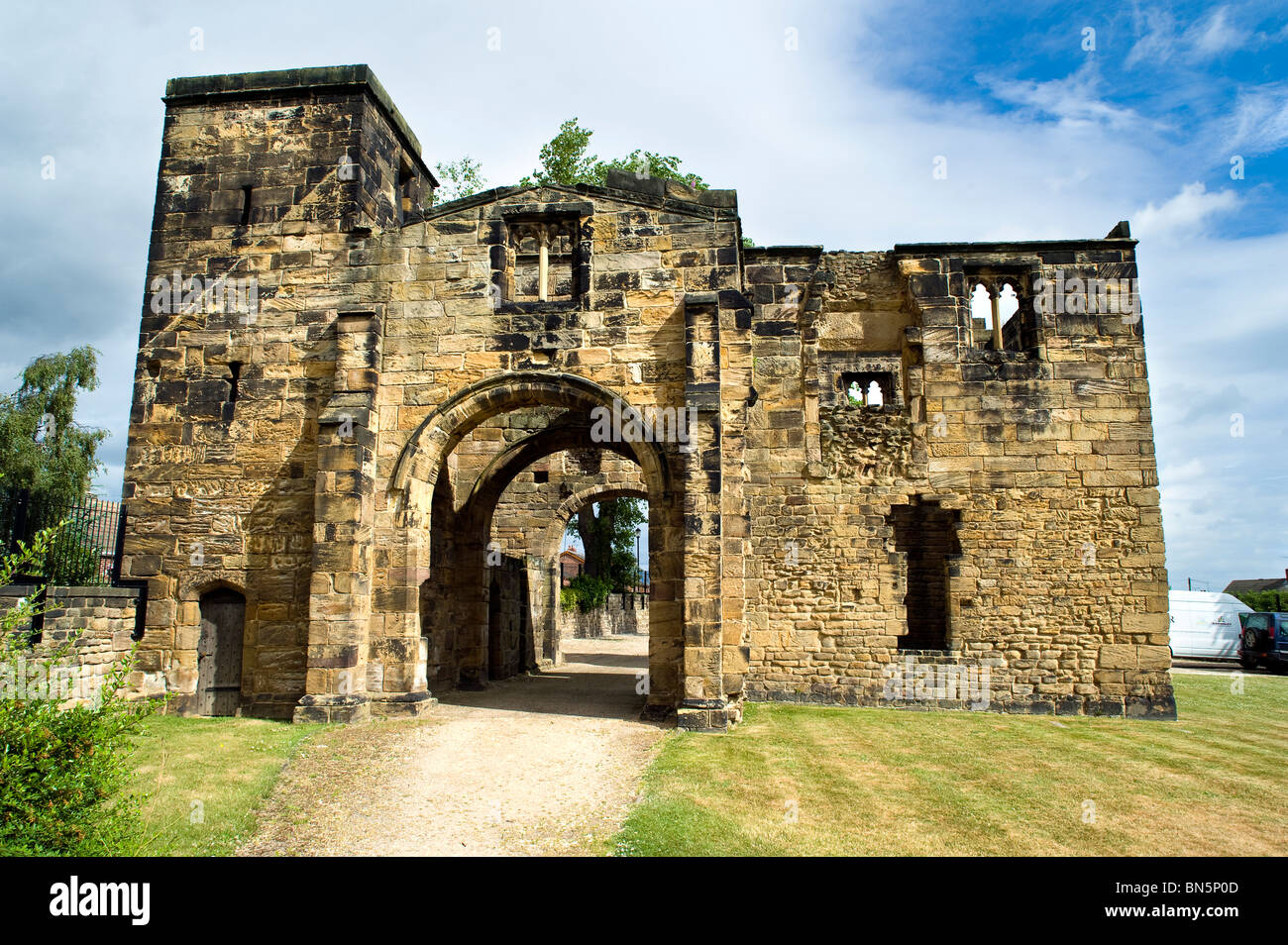 The substantial ruins of a Cluniac monastery Gatehouse, Monk Bretton