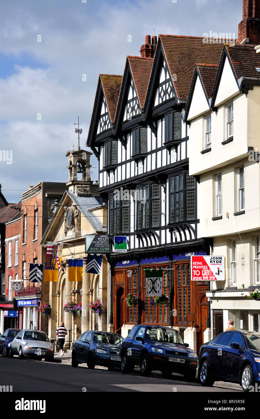 High Street, Tewkesbury, Gloucestershire, England, United Kingdom Stock