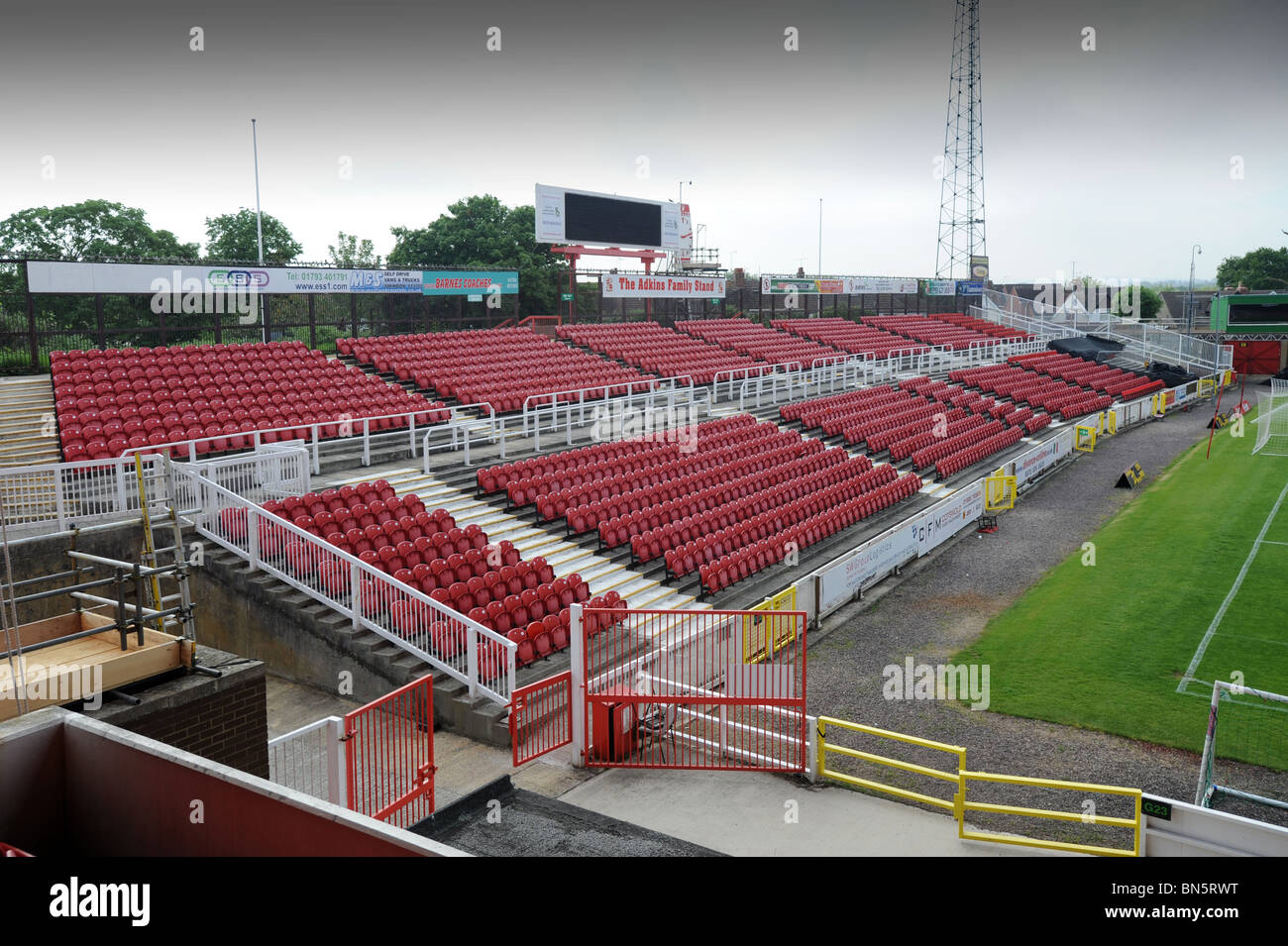 Swindon Town Football Club stadium The County Ground Stock Photo