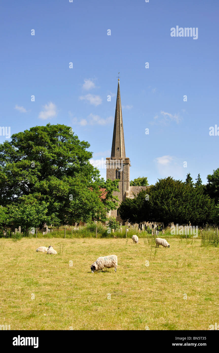 St.Giles Church, Bredon, Worcestershire, England, United Kingdom Stock Photo