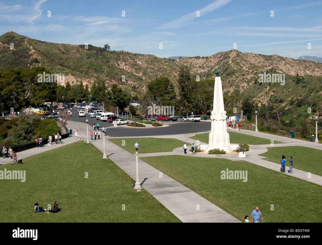 Griffith Park in Hollywood California Stock Photo