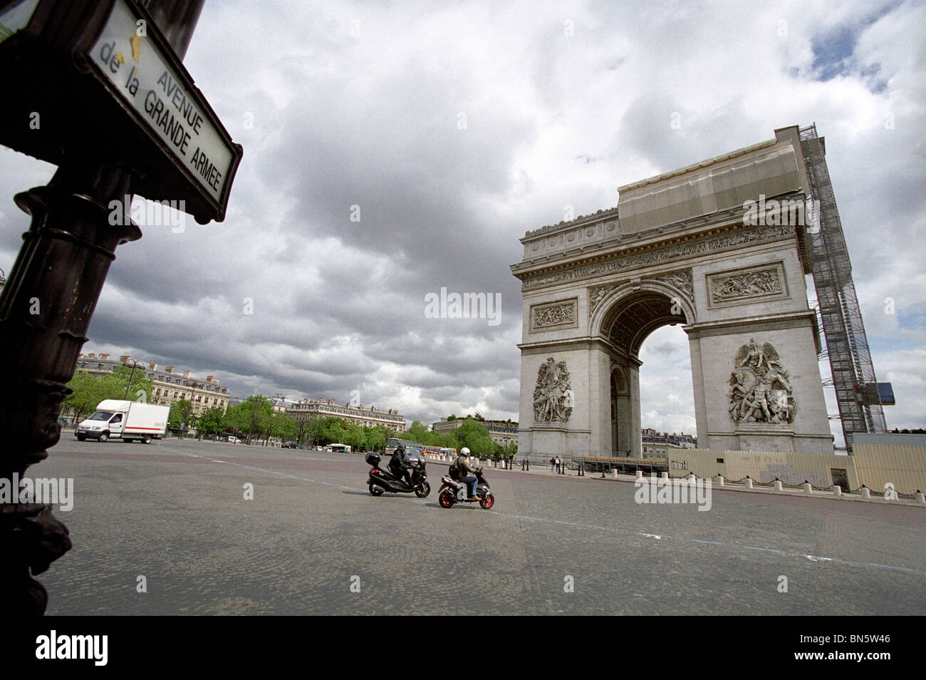 Arch of the triumph Stock Photo