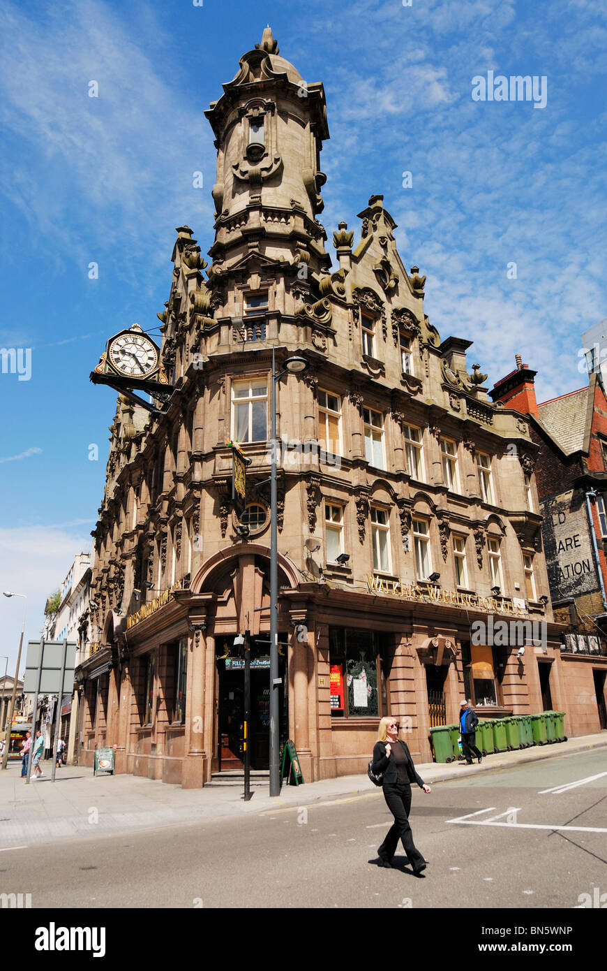 The Vines public house on Lime Street in Liverpool opened by Albert