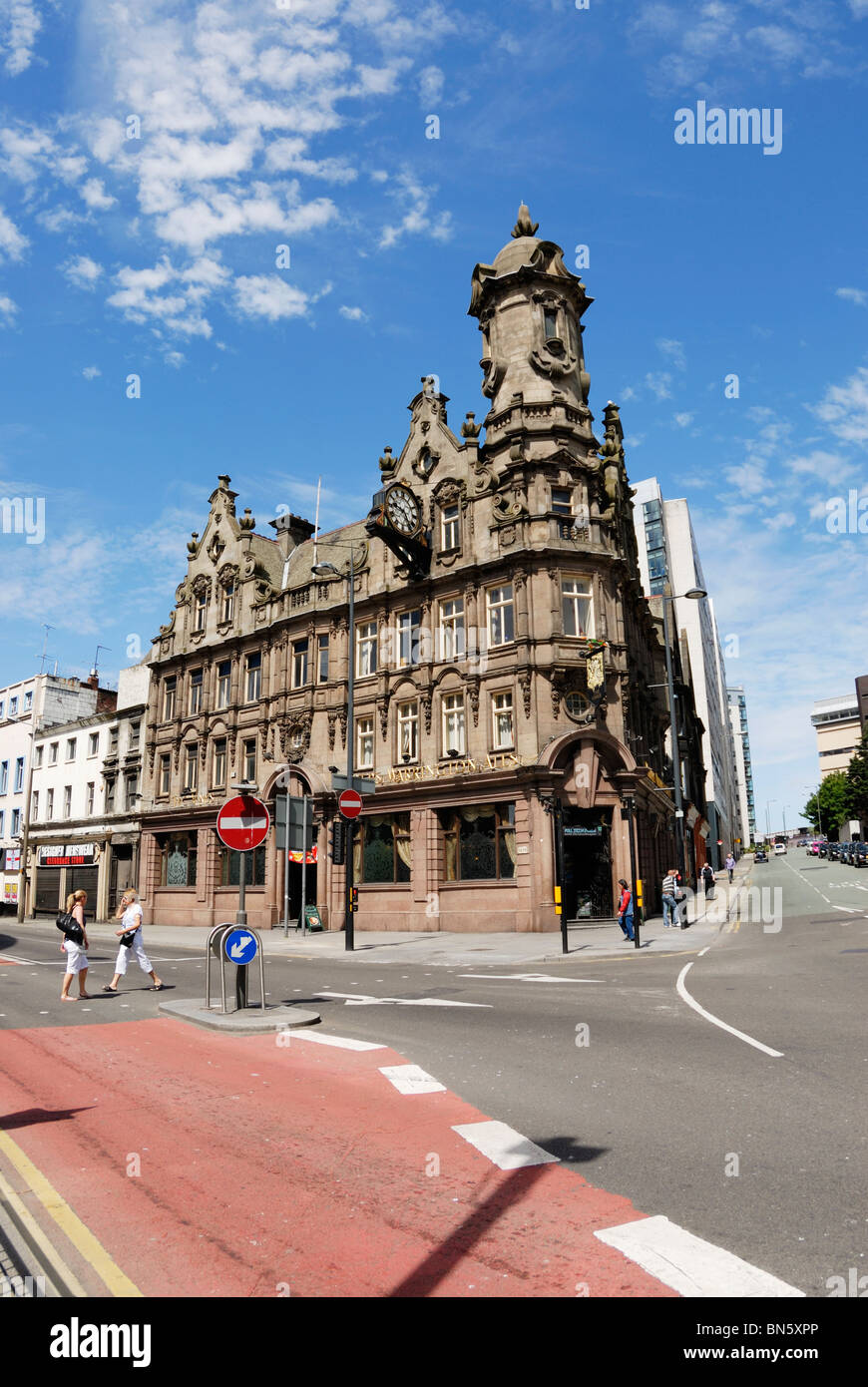 The Vines public house on Lime Street in Liverpool opened by Albert