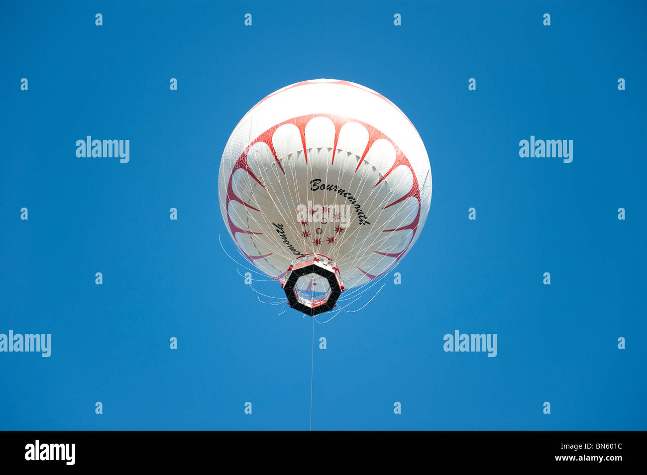 Tethered helium balloon in Bournemouth's Lower Gardens Stock Photo Alamy