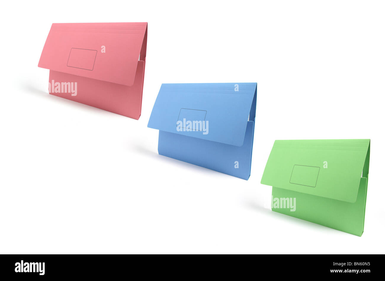 Coloured folders hi-res stock photography and images - Alamy