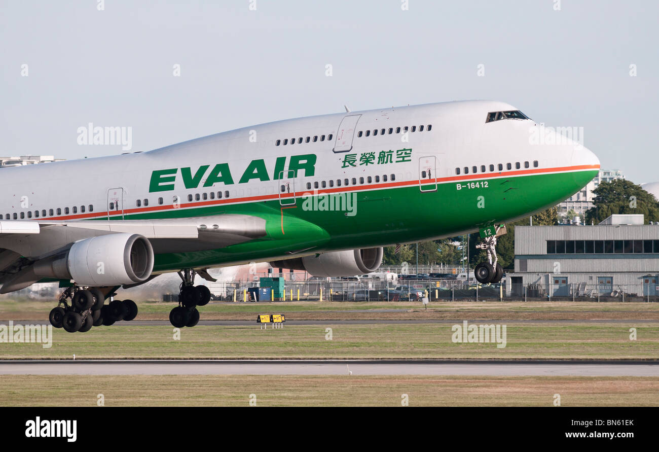 EVA航空 Aviationtag B747-400 グリーンメインコンビ EVA航空 Aviationtag B747-400 グリーンメインコンビ EVA Air