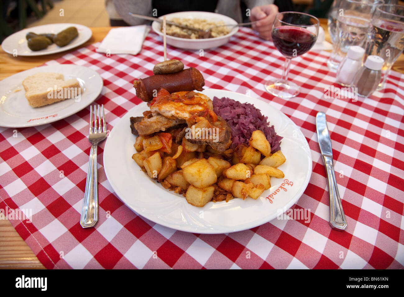 Mixed Grill Cabbage, Central Budapest, Hungary Stock Photo - Alamy