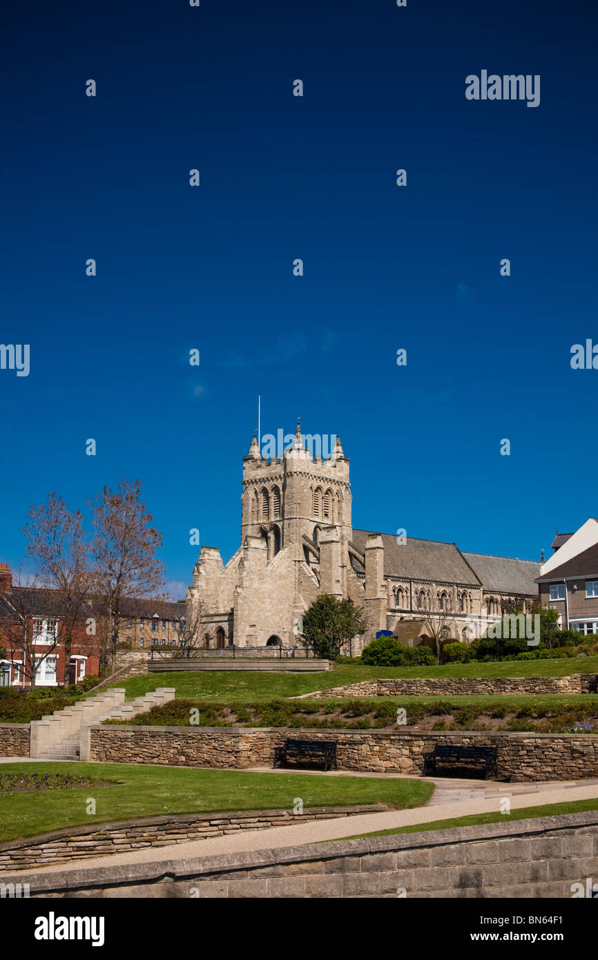 St Hilda's Church, Croft Gardens, The Headland, Hartlepool, England Stock Photo Alamy