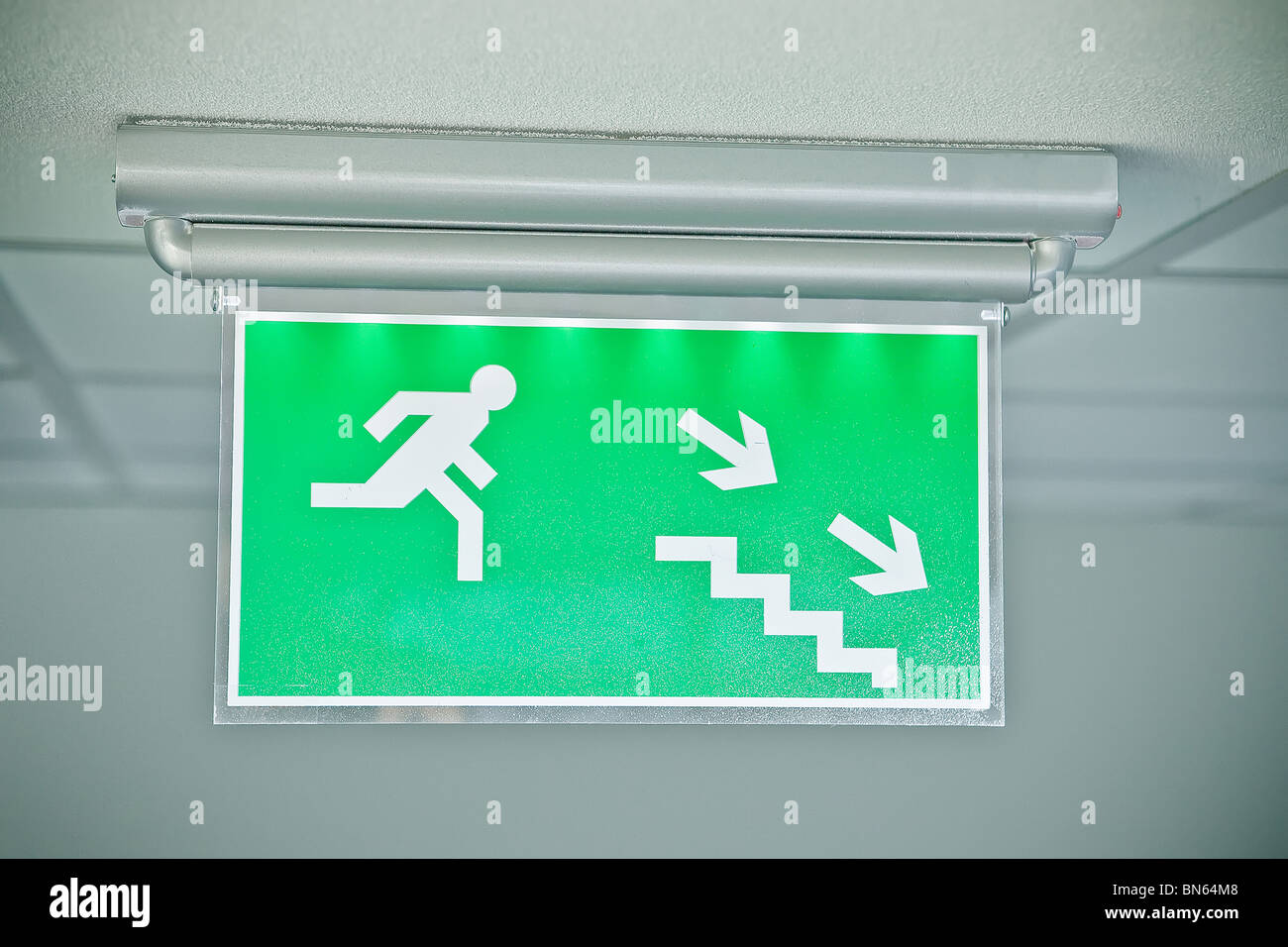 Emergency Exit Stairs Symbols