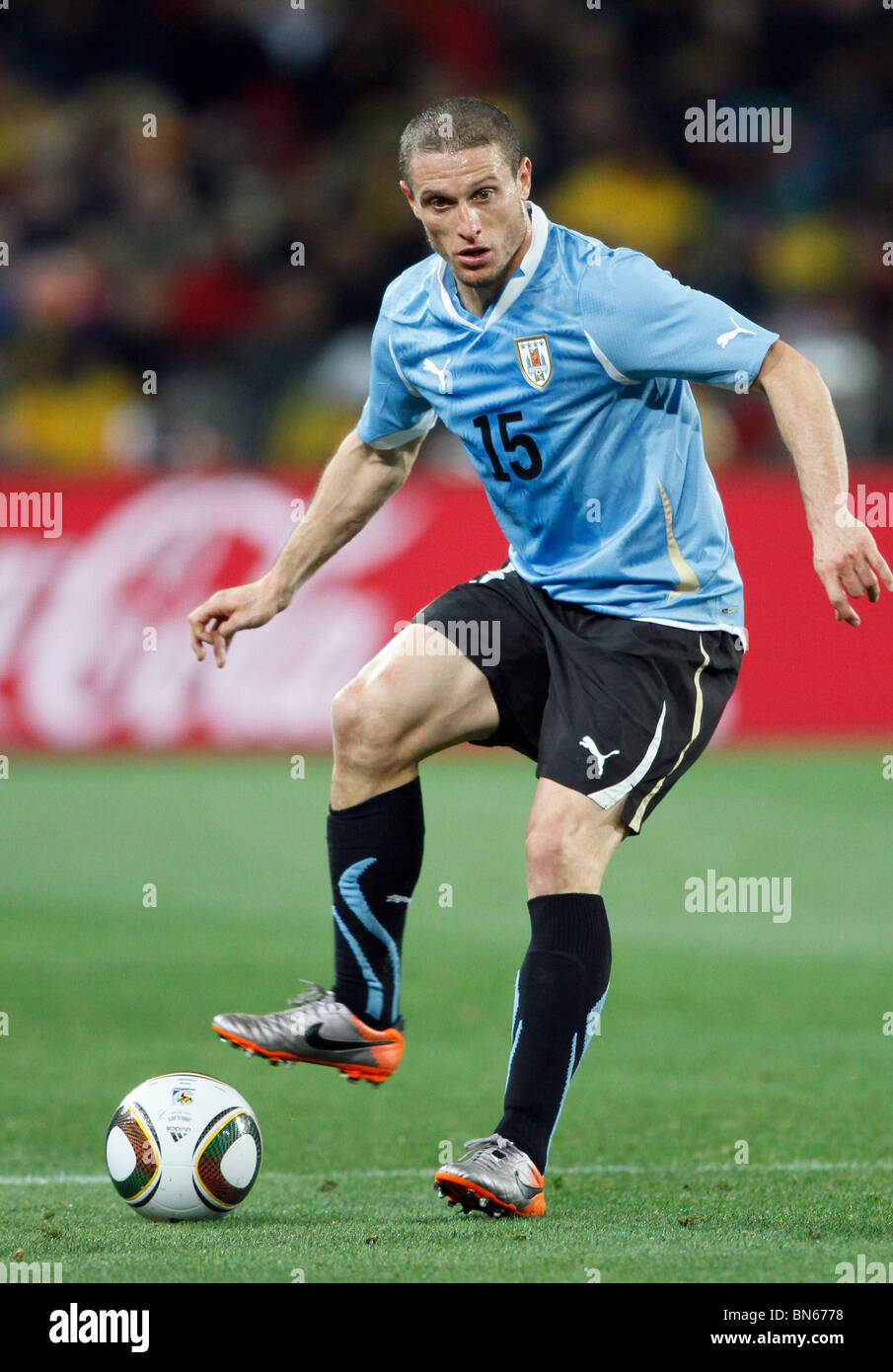 DIEGO PEREZ URUGUAY V GHANA SOCCER CITY JOHANNESBURG SOUTH AFRICA 02 July 2010 Stock Photo