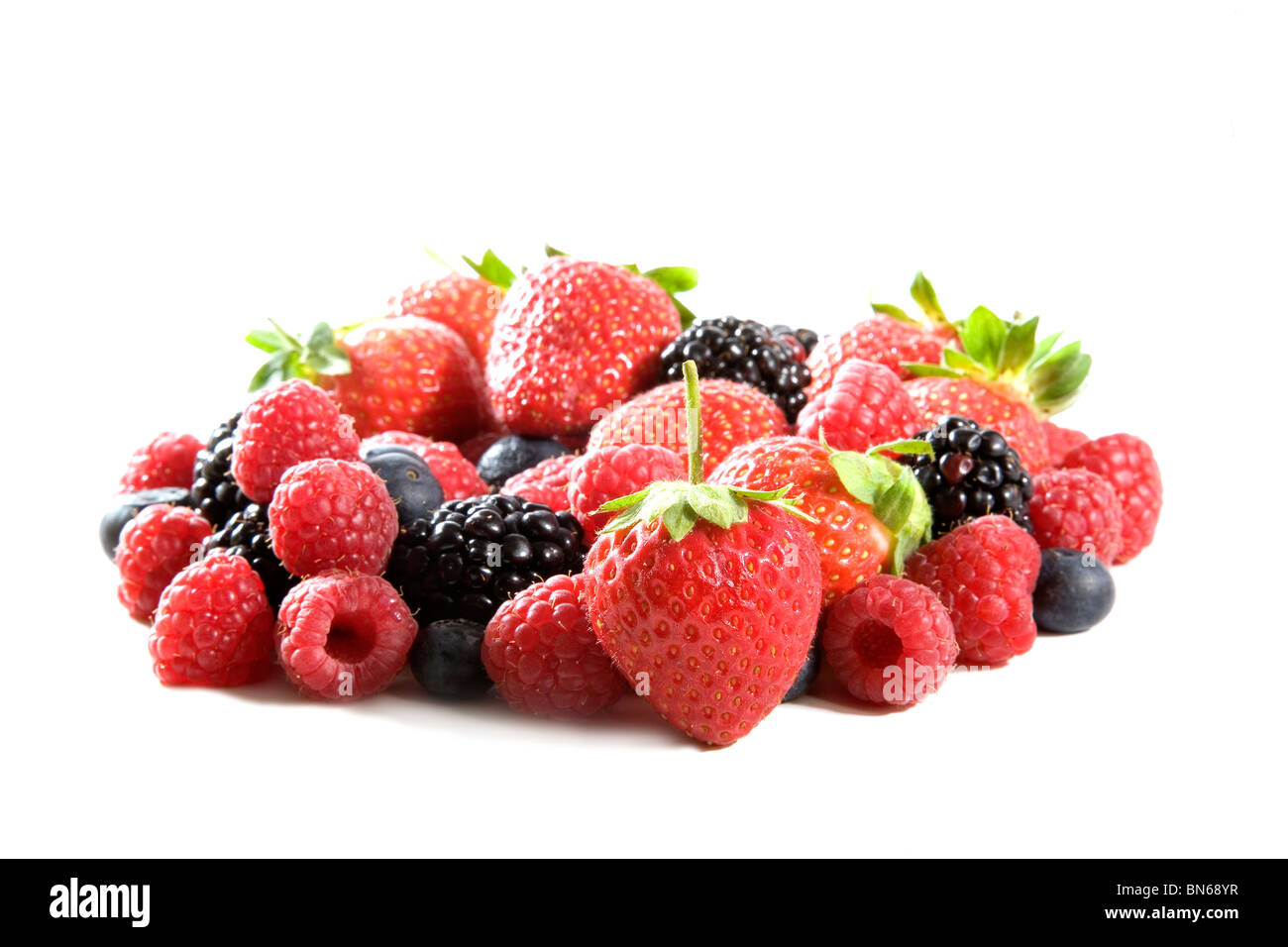 variety of berries Stock Photo