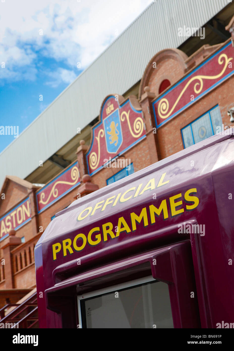 Aston Villa Football Club, Birmingham Stock Photo