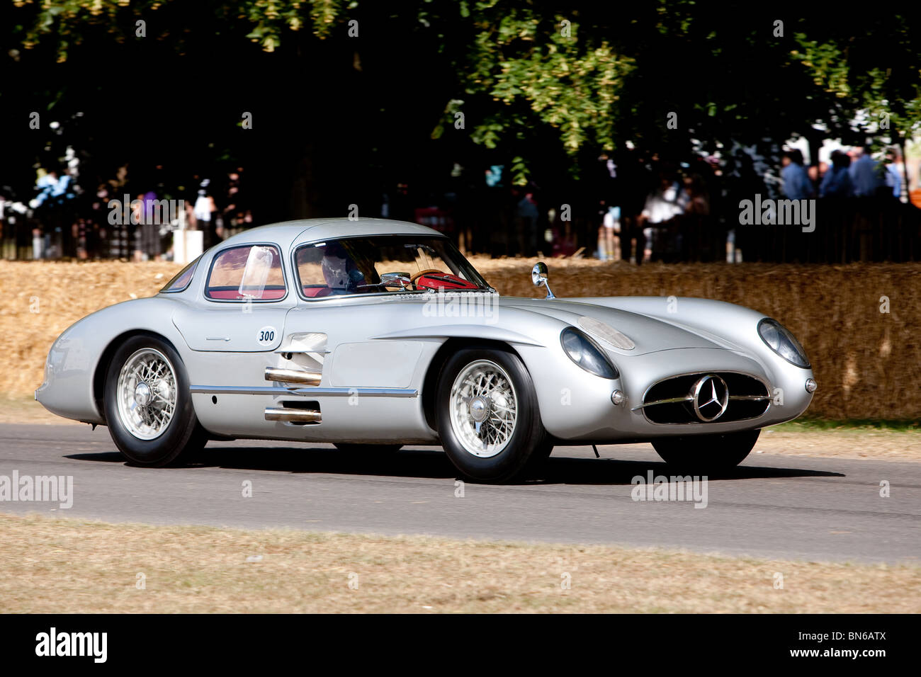 1955 Mercedes 300 SLR Uhlenhaut Coupe at the Festival of Speed, Goodwood, 2010 Stock Photo