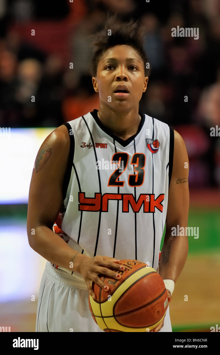 Cappie Pondexter #23 at the free throw line Stock Photo