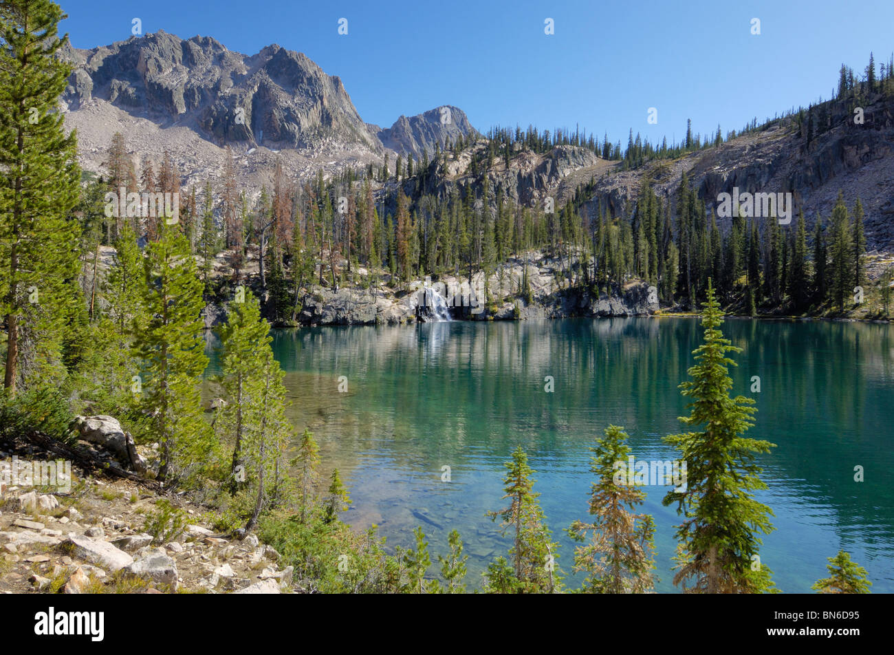 Middle Cramer Lake, Sawtooth Mountains, Sawtooth Wilderness / Sawtooth
