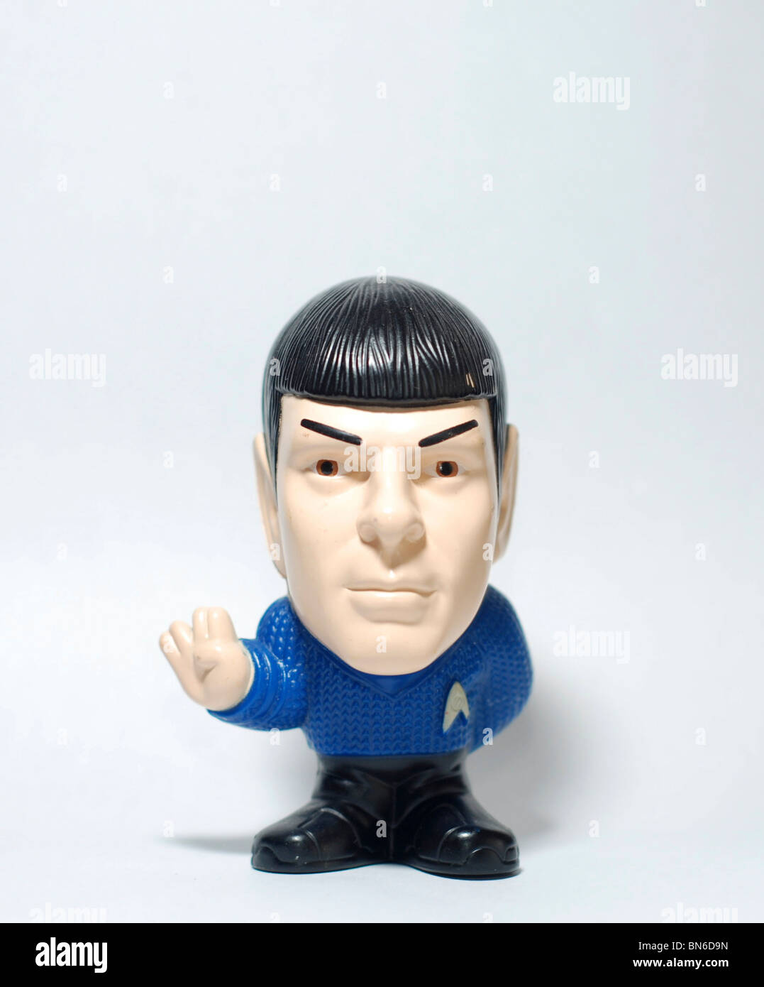 Star Trek: The Original Series Dr Spock on white background Stock Photo