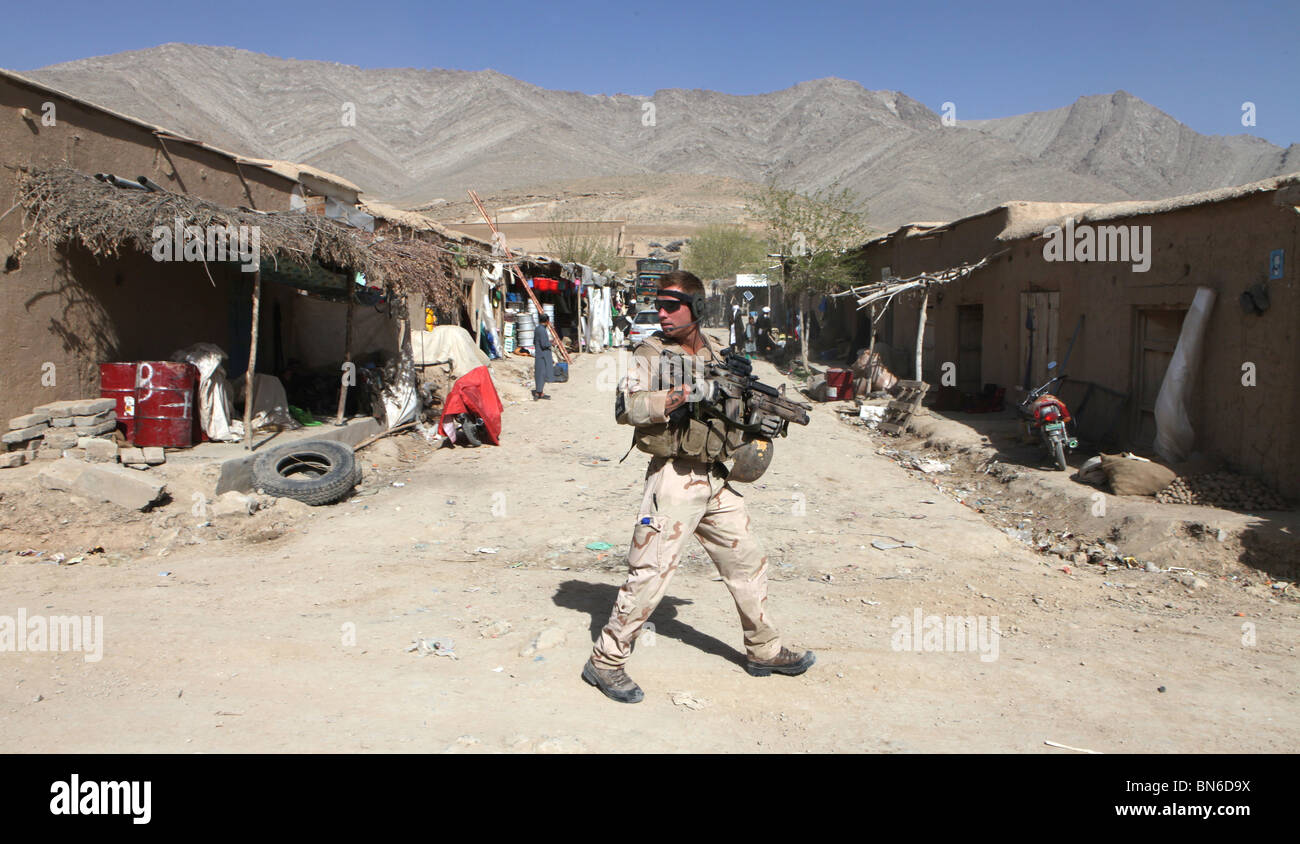 Dutch military in Uruzgan, Afghanistan. Stock Photo