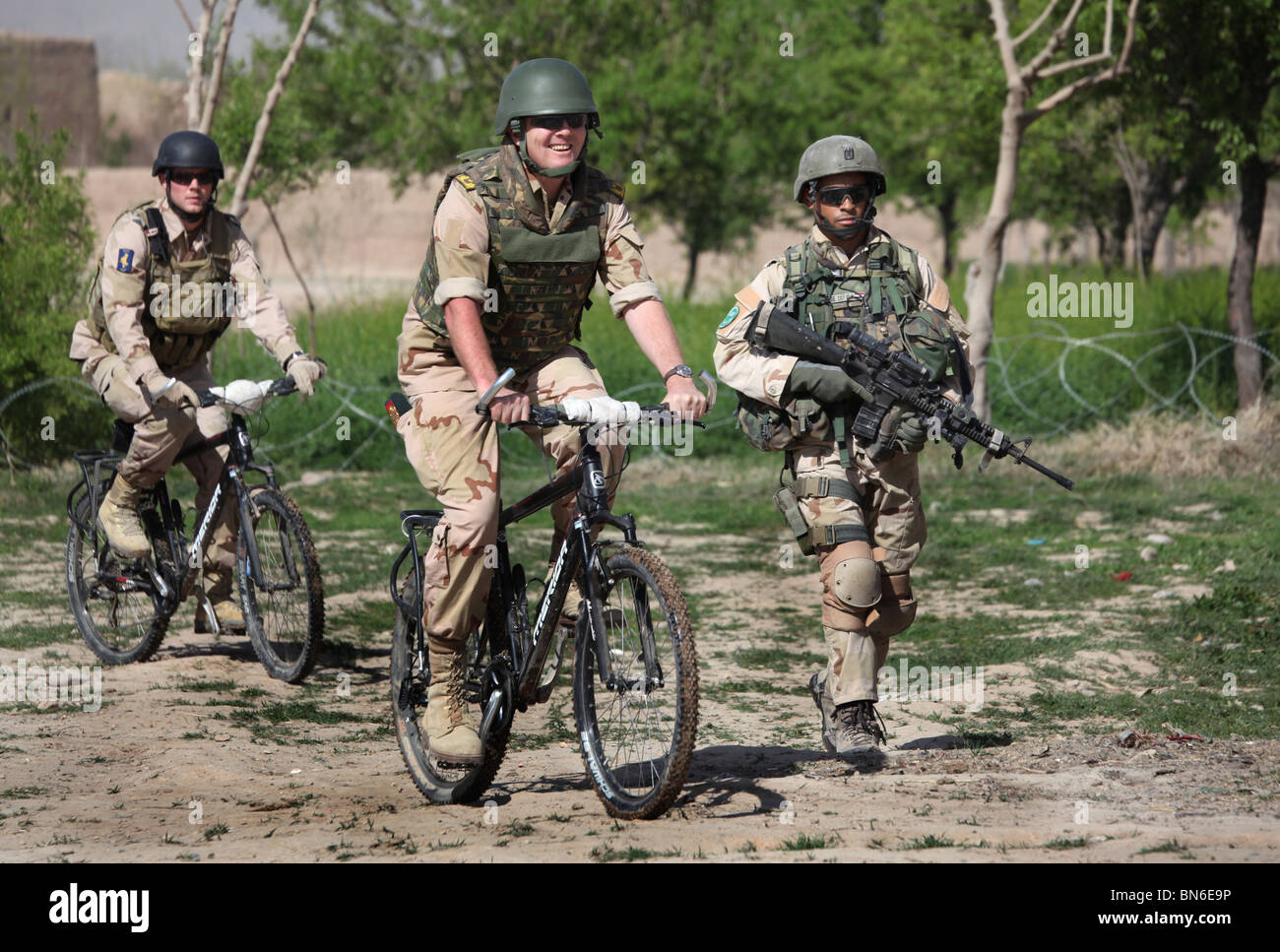 afghan afghani afghanistan afghans base camp adrian camp holland coalition crownprince dutch forces inspection ISAF kandahar Stock Photo