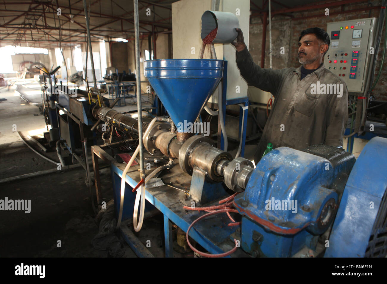 Rubber and pipe factory in islamabad, Pakistan Stock Photo Alamy
