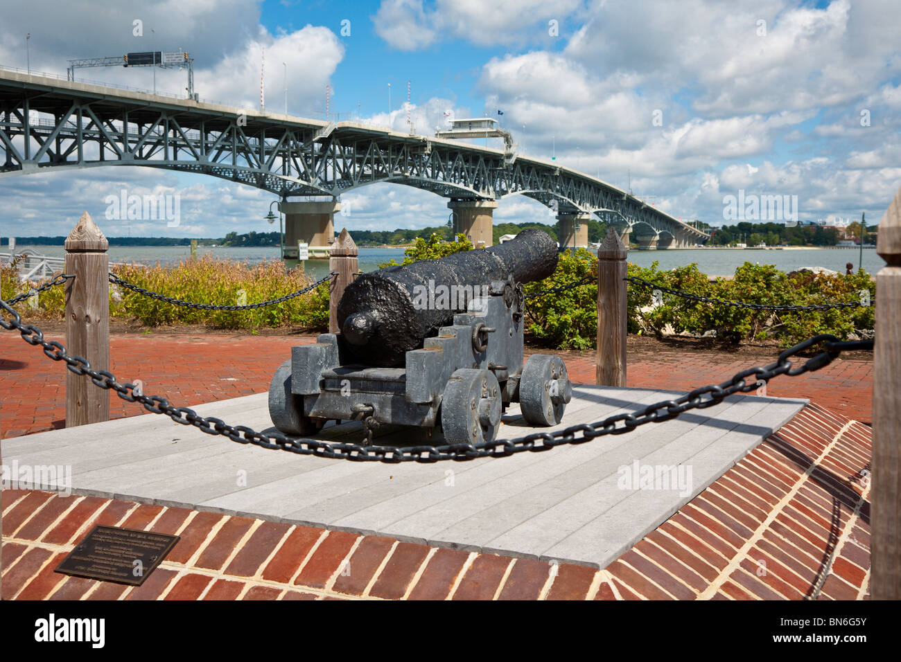 Yorktown, Virginia Sep 2009 Four pound canon at Riverwalk Landing