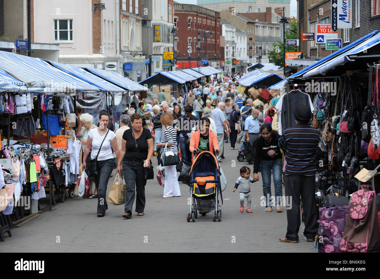 Walsall market West Midlands England Uk Stock Photo, Royalty Free Image ...