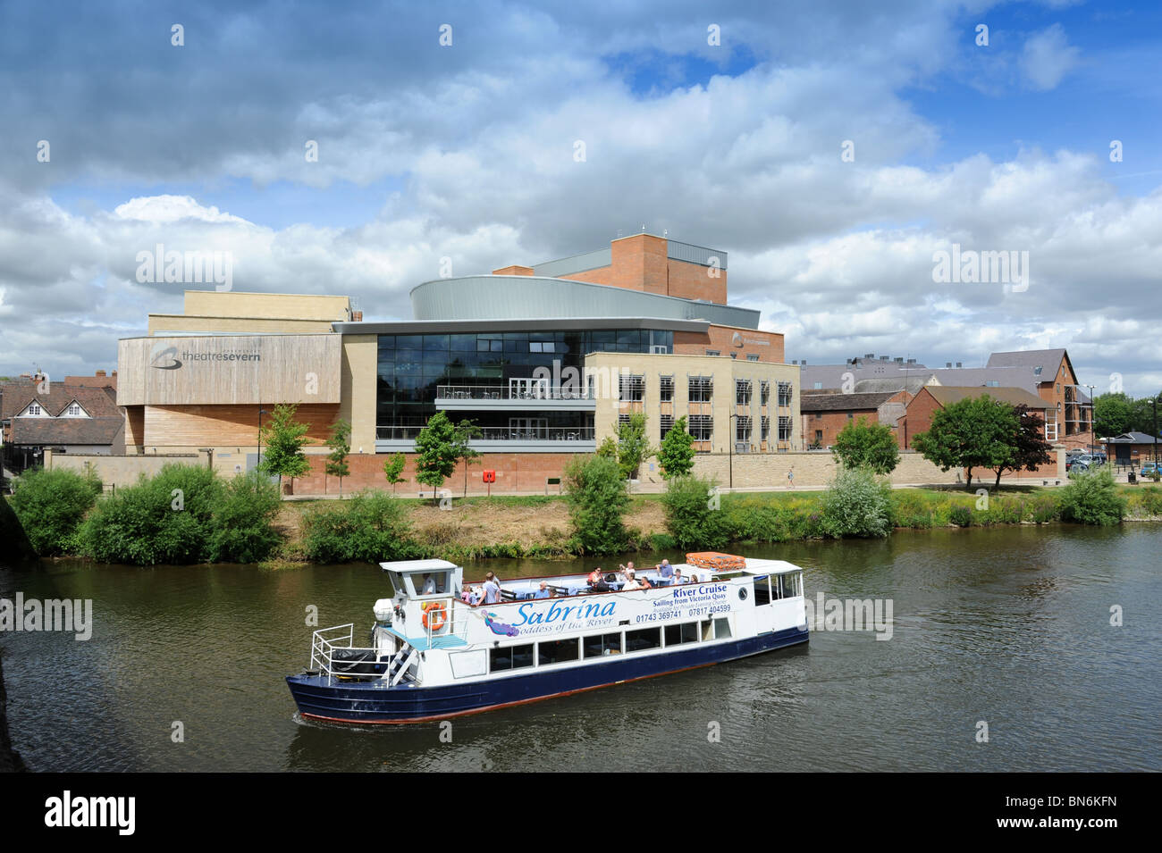 Shrewsbury Theatre Severn in Shropshire England Uk Stock Photo