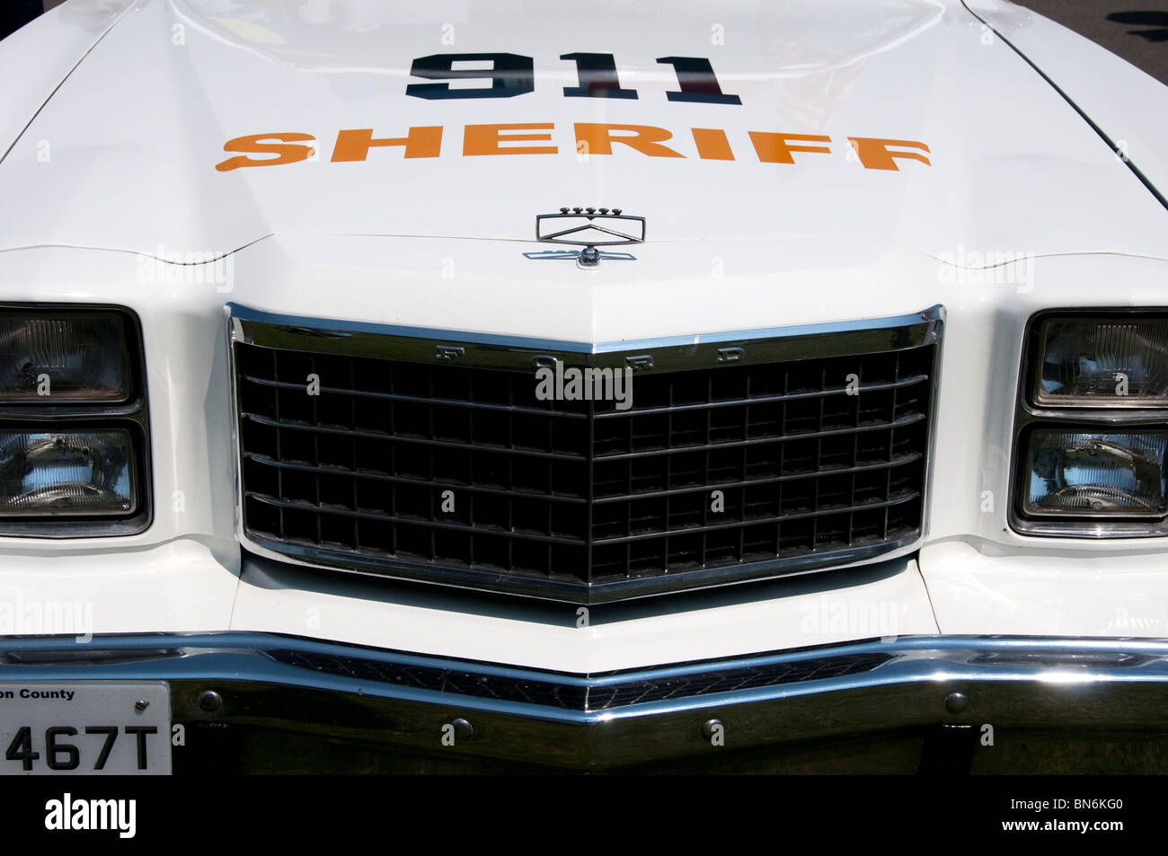 American Sheriff's police car Stock Photo