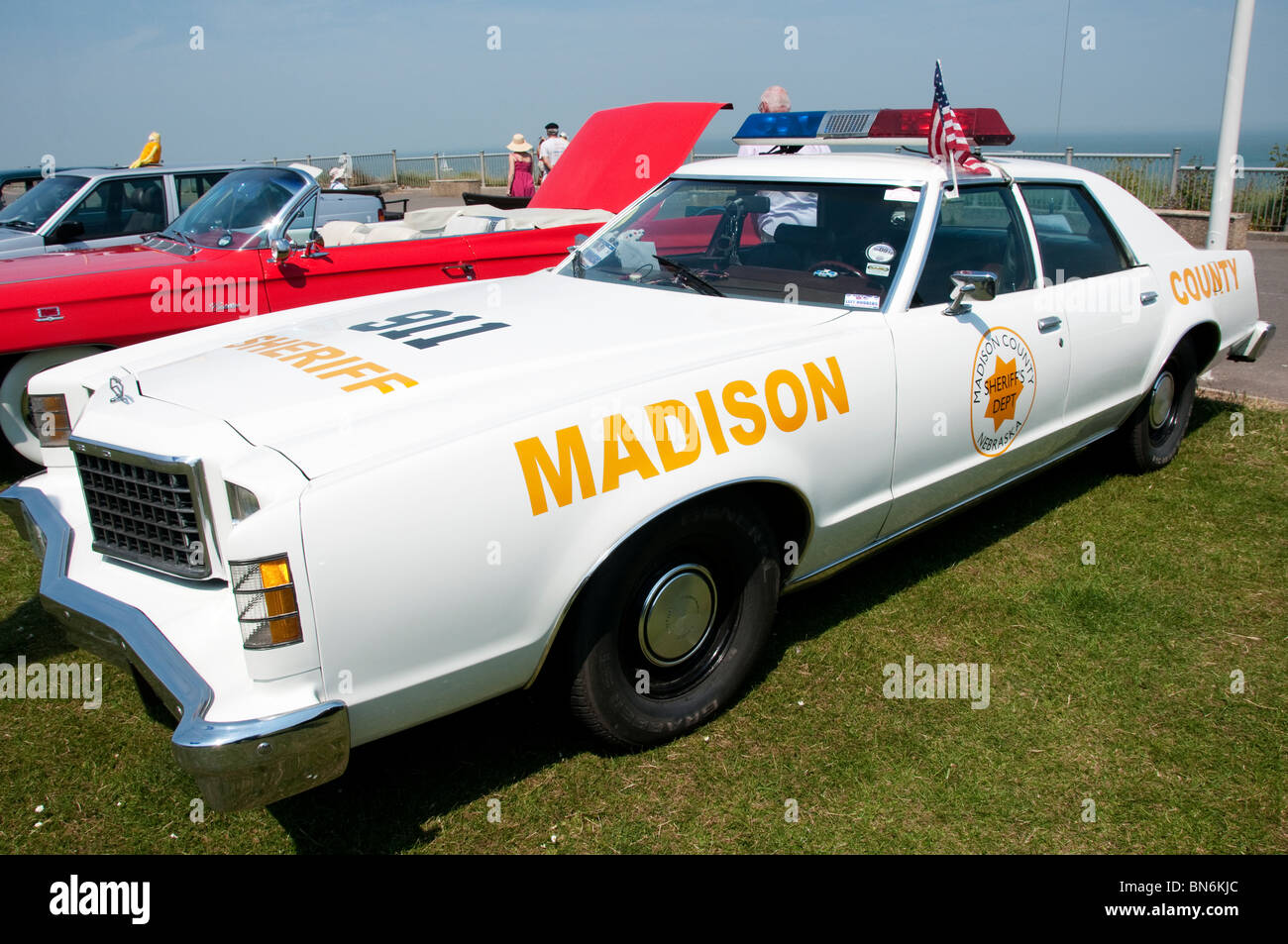 American Sheriff's police car Stock Photo