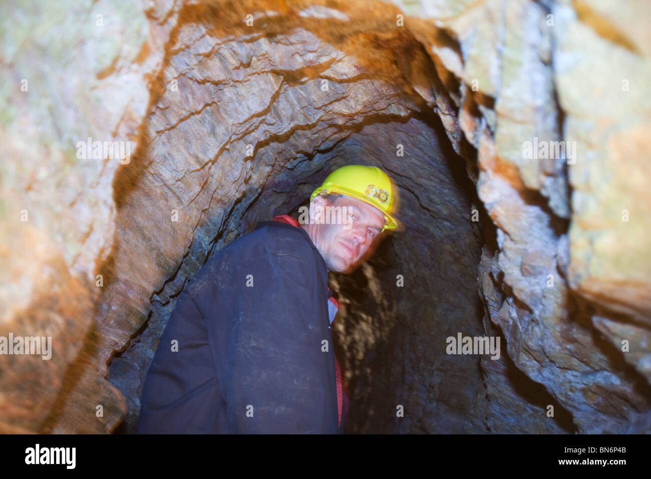 Tourists at Geevor mine in Cornwall, it closed in 1990, the last ...