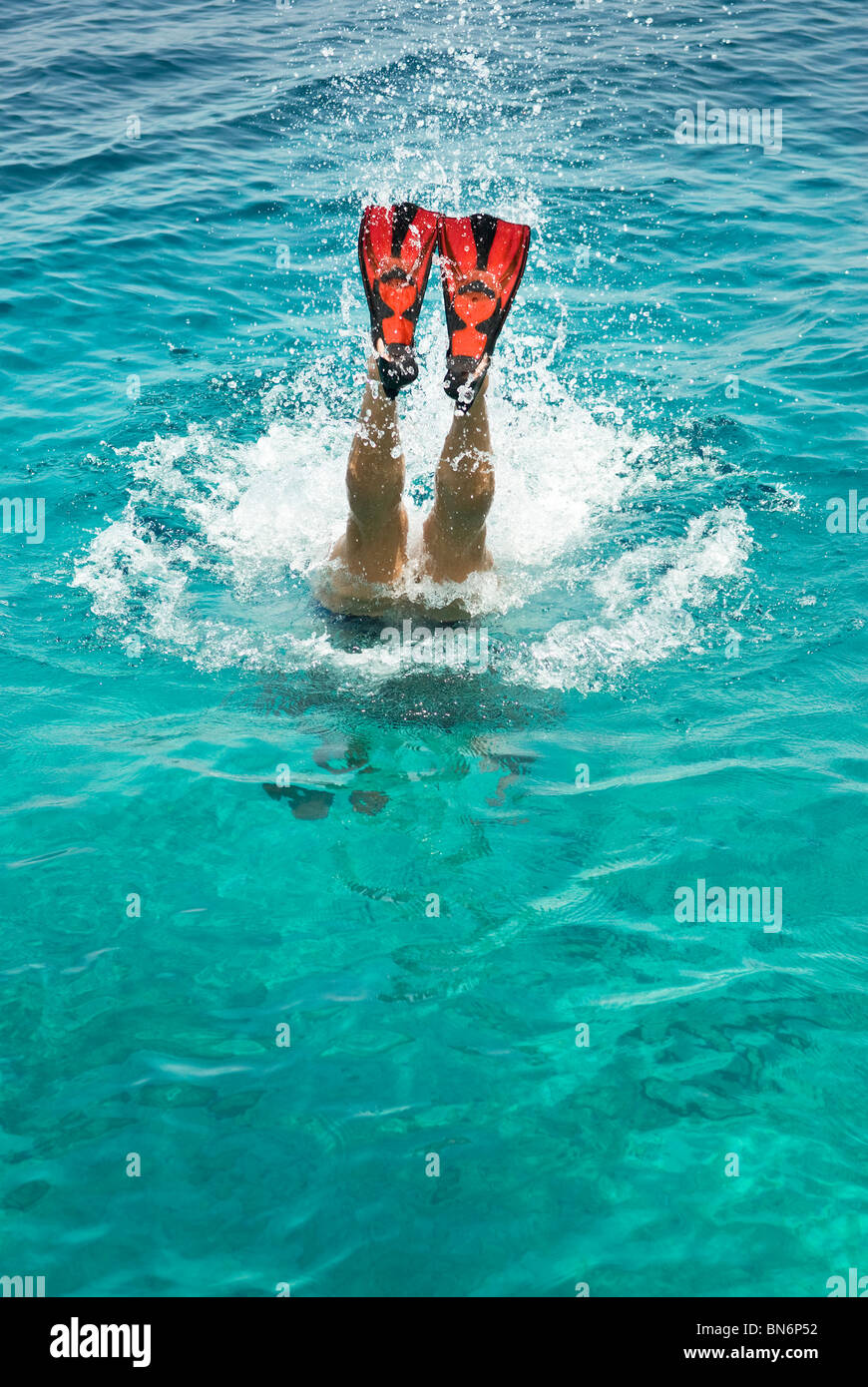 man diving into water Stock Photo Alamy