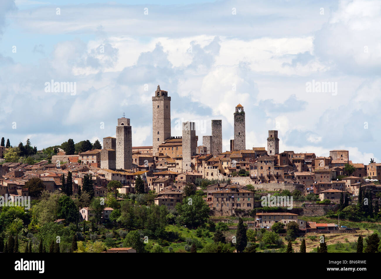 San Gimignano, Tuscany, Itay Stock Photo