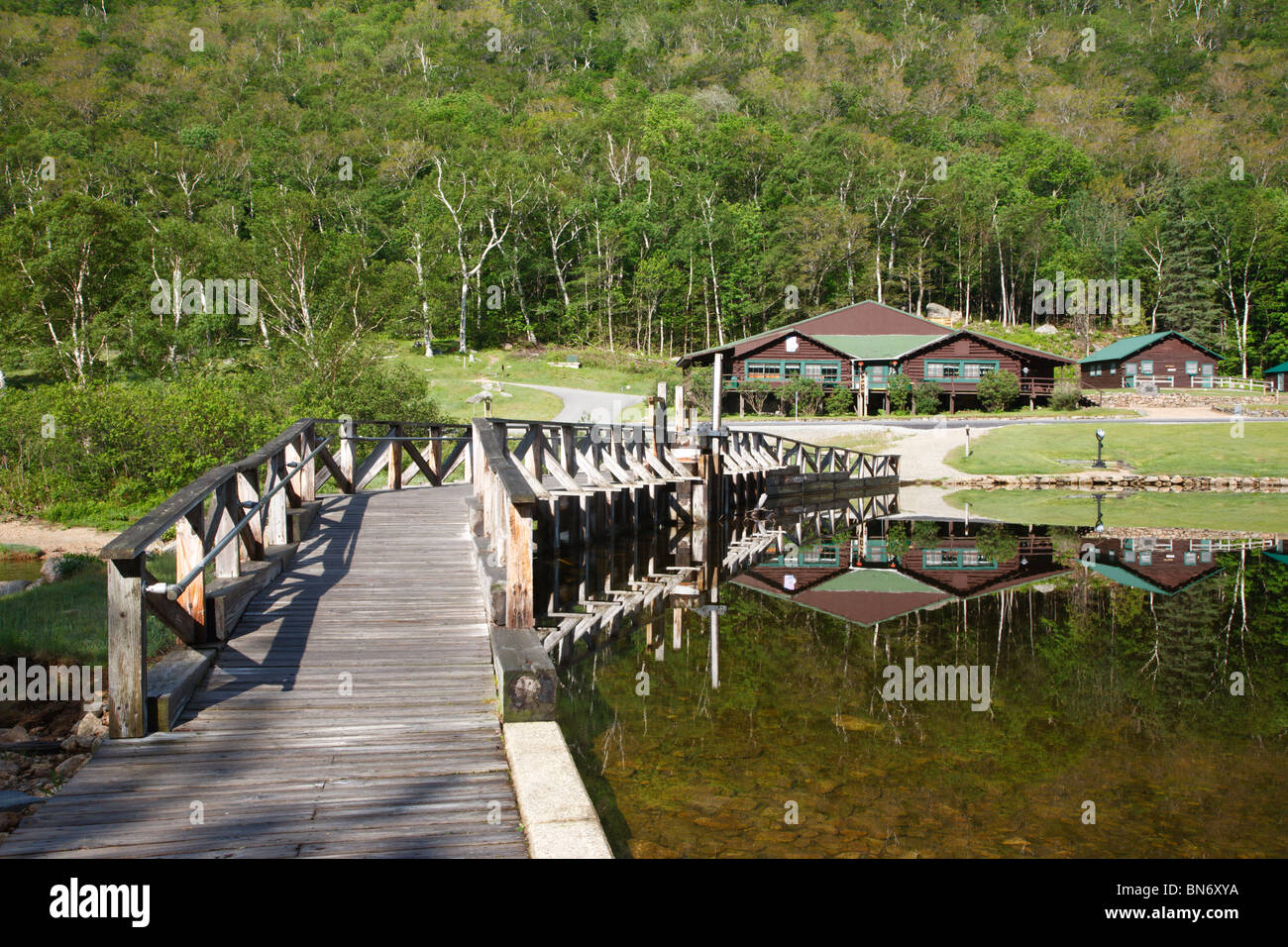 Crawford Notch State Park Saco River At The Willey House Historical