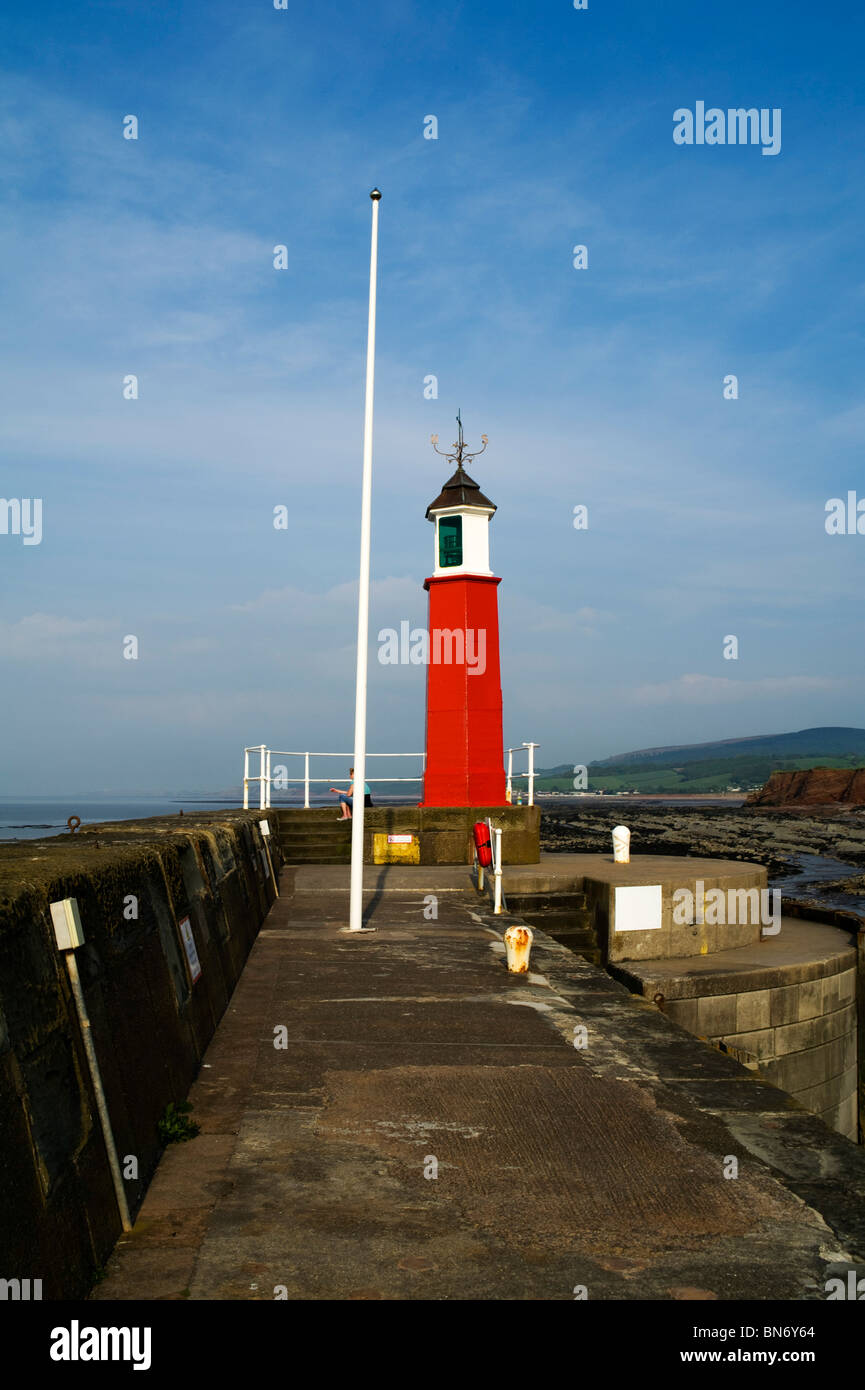 The harbour at watchet somerset england uk Stock Photo