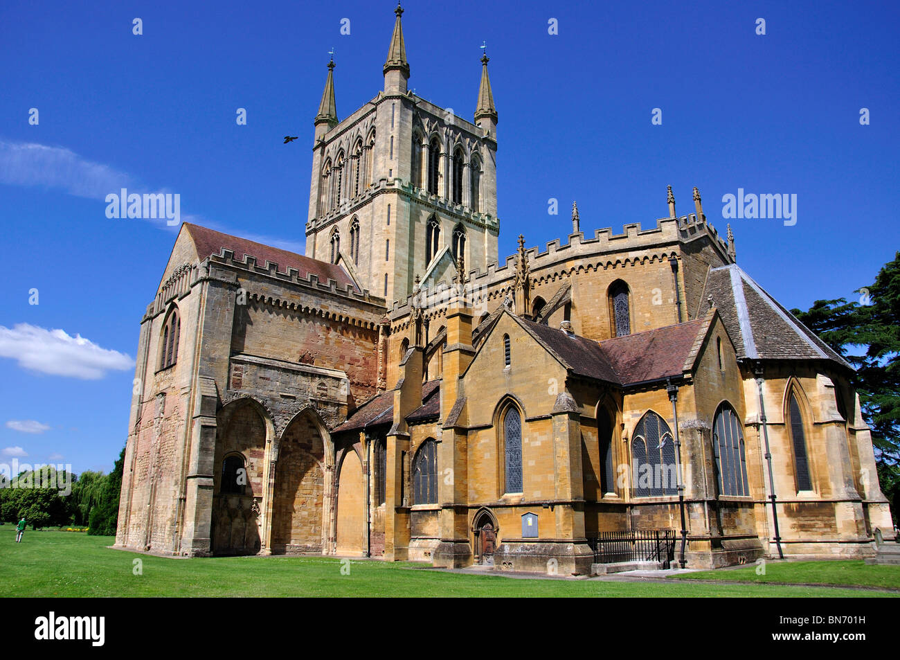 Pershore Abbey, Pershore, Worcestershire, England, United Kingdom Stock