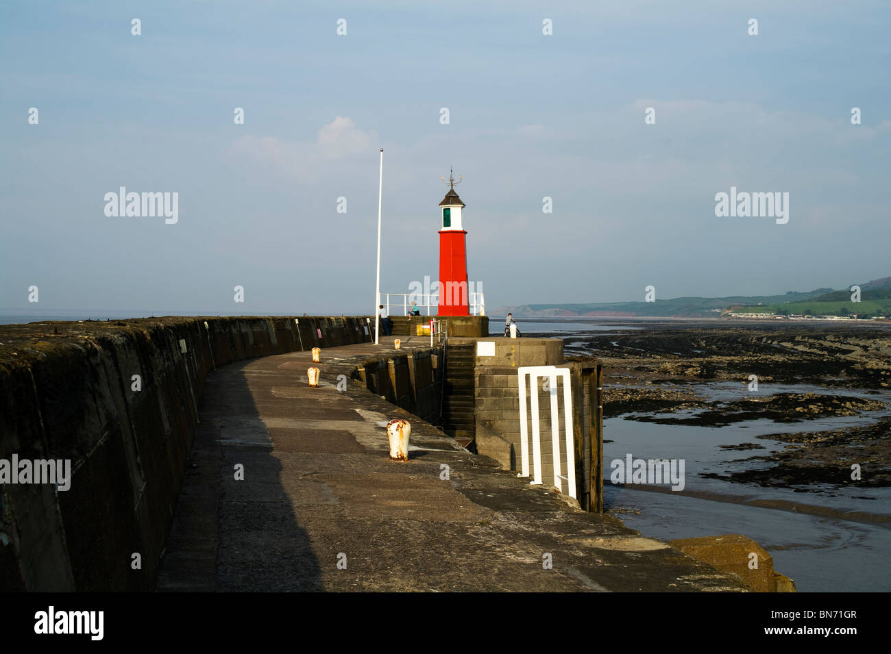 The harbour at watchet somerset england uk Stock Photo