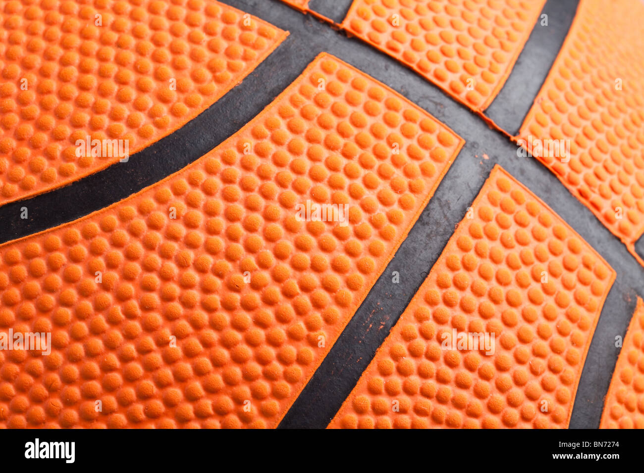 Orange Basketball close up shot Stock Photo