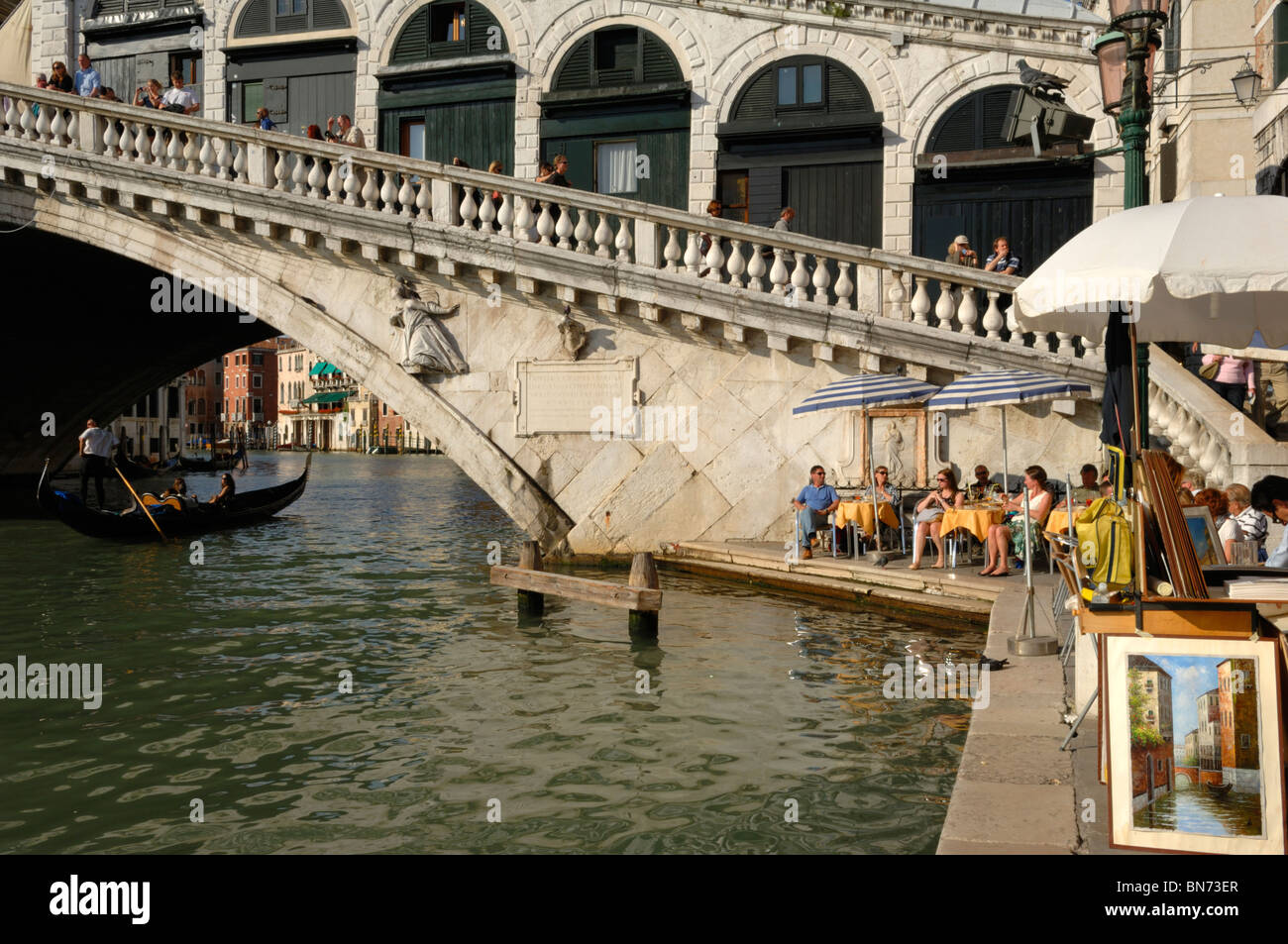 The Rialto bridge over the Grand Canal in Venice, Italy Stock Photo - Alamy