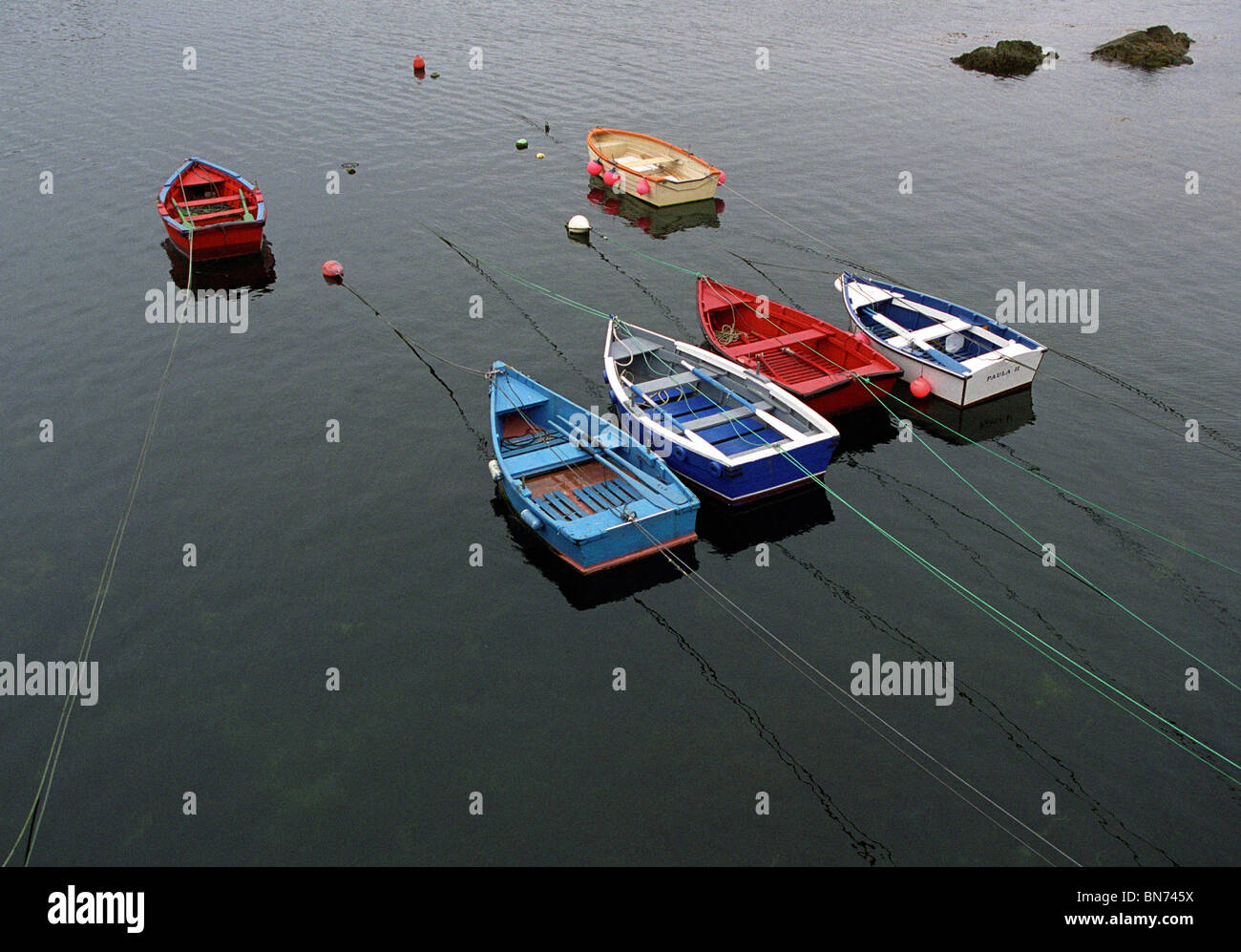 Fishing boats. Spain Stock Photo