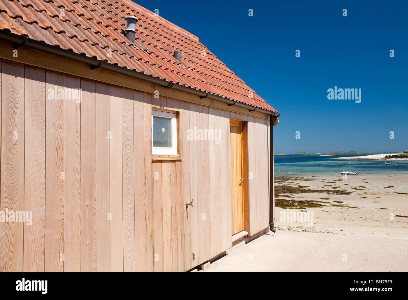 A Holiday Cottage On Tresco Isles Of Scilly Uk Stock Photo