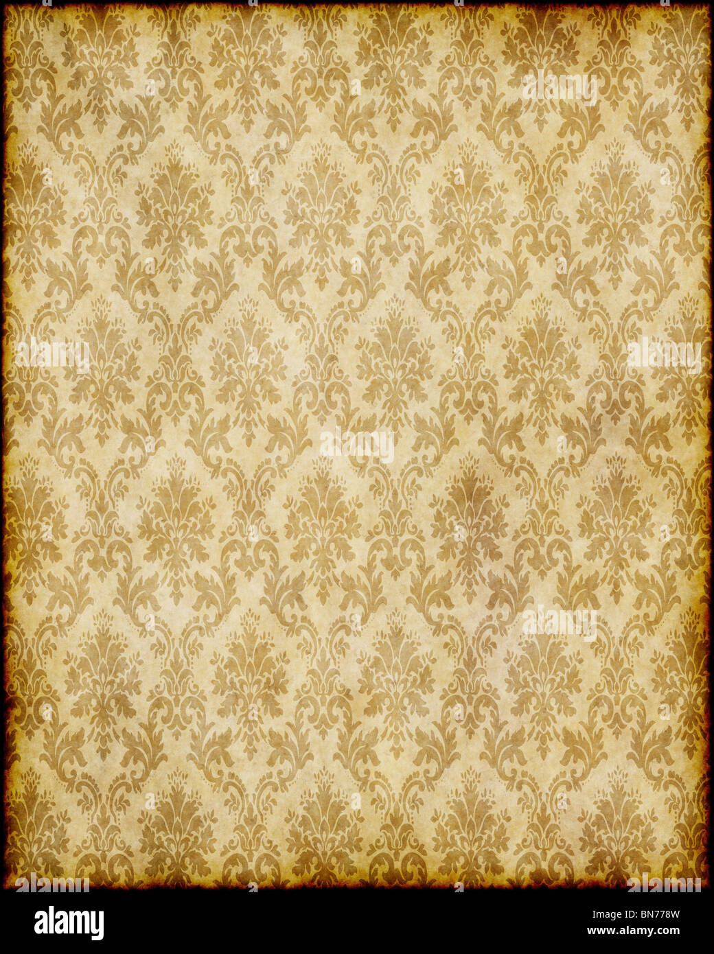 Old brown parchment paper texture background. Vintage wallpaper Stock Photo  - Alamy