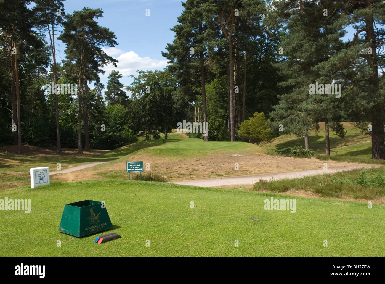 St Hill Surrey Golf Club. Camp End Road where the Diggers Stock